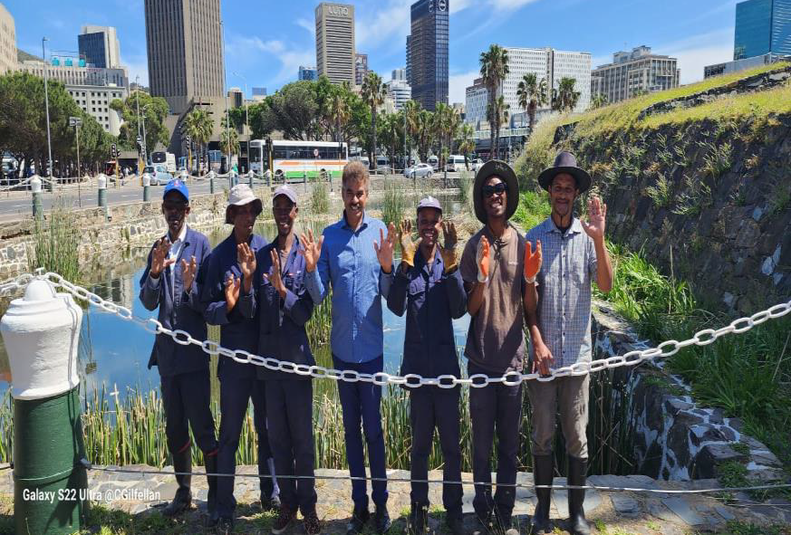 Castle Moat Cleanup